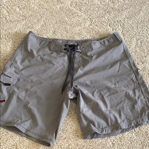 Grey board shorts